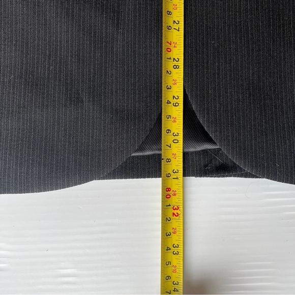 ZARA PINSTRIPE SUIT JACKET LIMITED EDITION BLACK SIZE 42  | 6774/023/800 - Picture 14 of 16